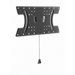 TV-Wall Mount for 32-65-- Gembird -WM-65F-03-, Fixed, max. 30 kg, Distance TV to Wall: 22 mm, max. VESA 200 x 400, Black